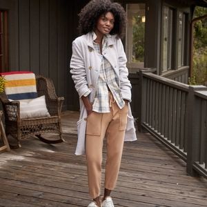 Frank & Eileen NWOT SZ SMALL Belfast Trench triple Fleece